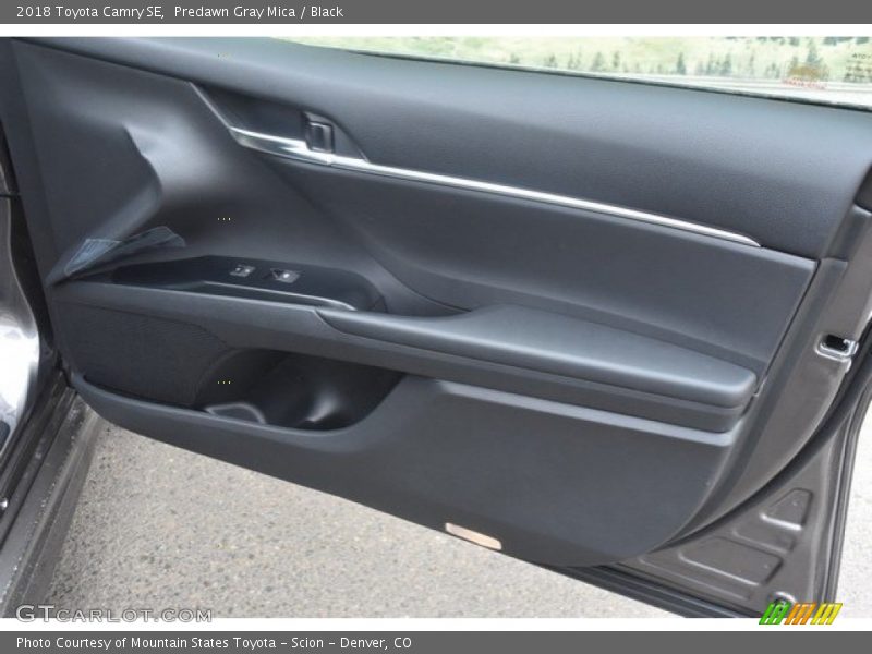 Predawn Gray Mica / Black 2018 Toyota Camry SE