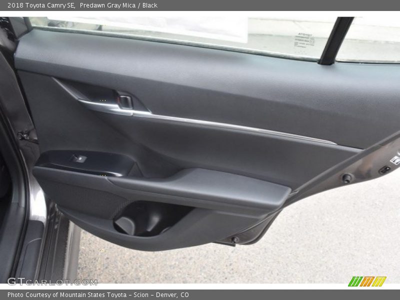 Predawn Gray Mica / Black 2018 Toyota Camry SE