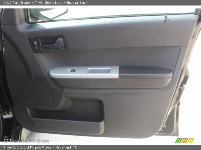 Ebony Black / Charcoal Black 2012 Ford Escape XLT V6