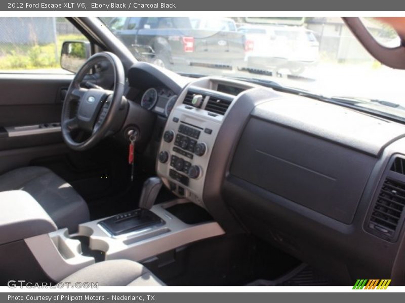 Ebony Black / Charcoal Black 2012 Ford Escape XLT V6