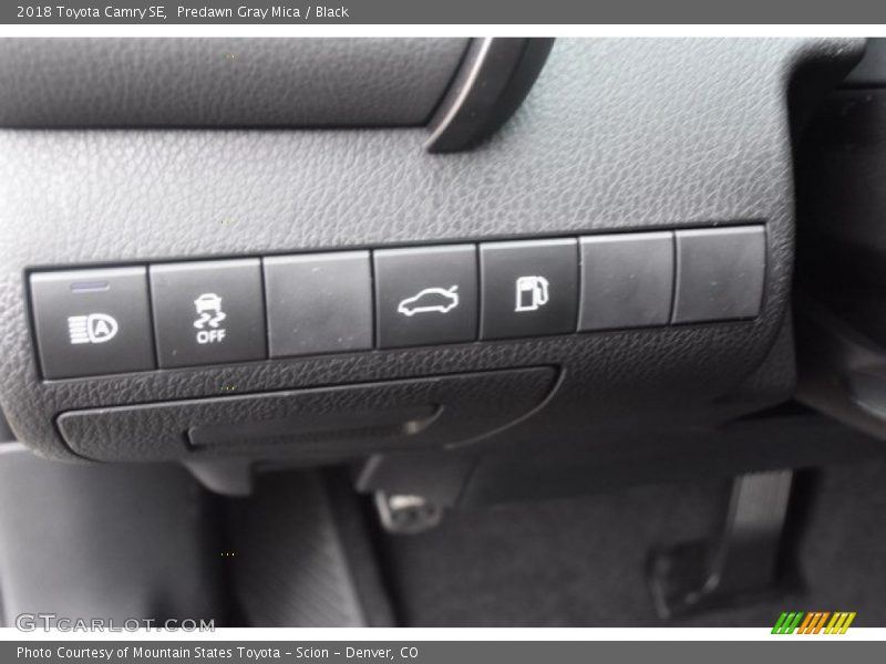 Predawn Gray Mica / Black 2018 Toyota Camry SE