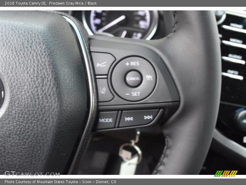 Predawn Gray Mica / Black 2018 Toyota Camry SE
