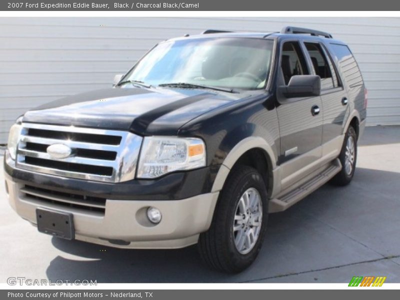 Black / Charcoal Black/Camel 2007 Ford Expedition Eddie Bauer