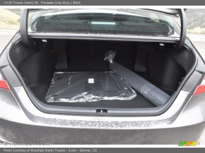 Predawn Gray Mica / Black 2018 Toyota Camry SE