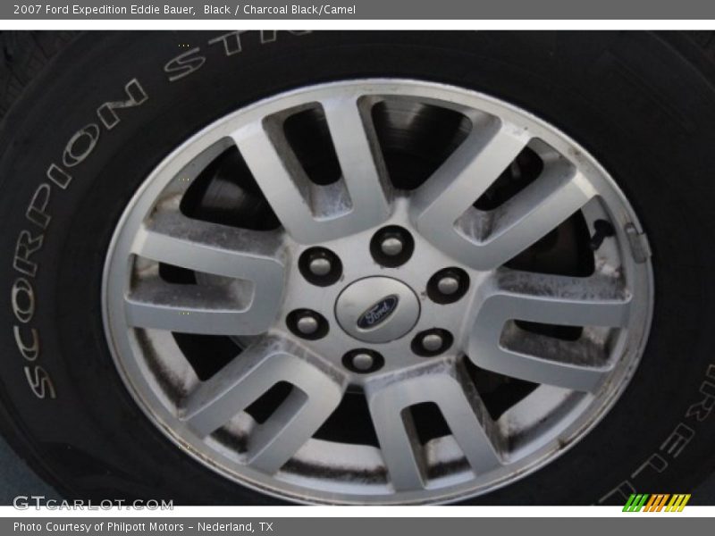 Black / Charcoal Black/Camel 2007 Ford Expedition Eddie Bauer