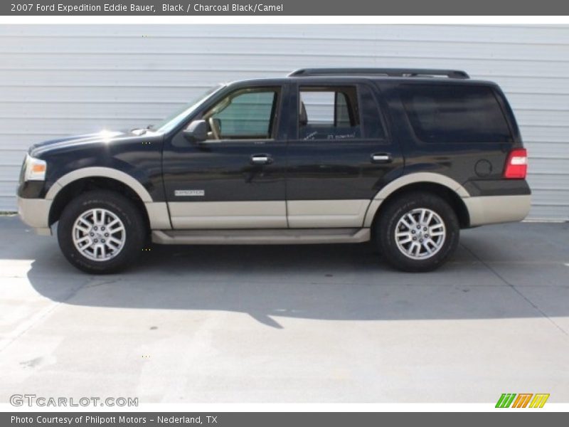 Black / Charcoal Black/Camel 2007 Ford Expedition Eddie Bauer