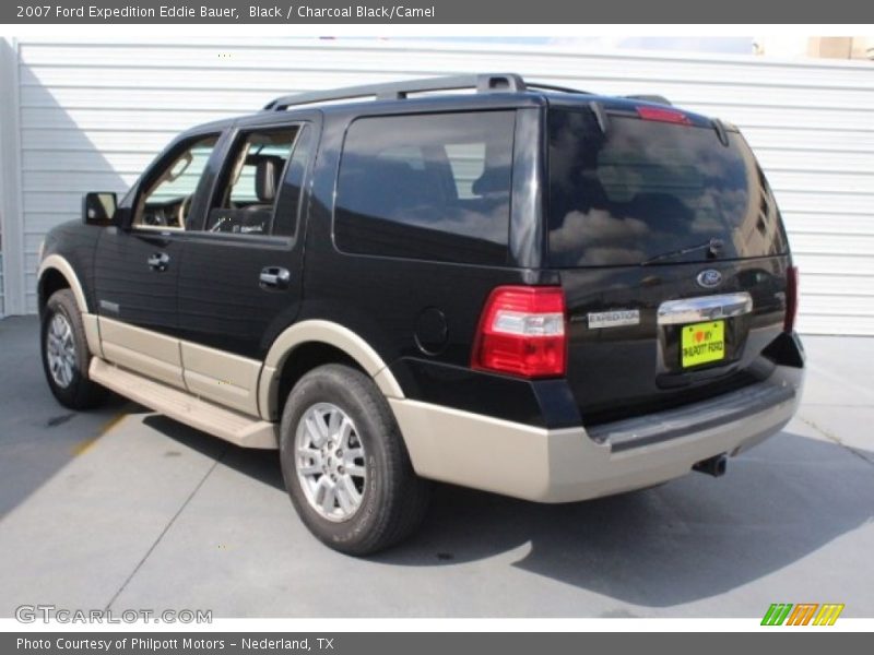Black / Charcoal Black/Camel 2007 Ford Expedition Eddie Bauer