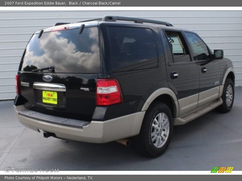 Black / Charcoal Black/Camel 2007 Ford Expedition Eddie Bauer