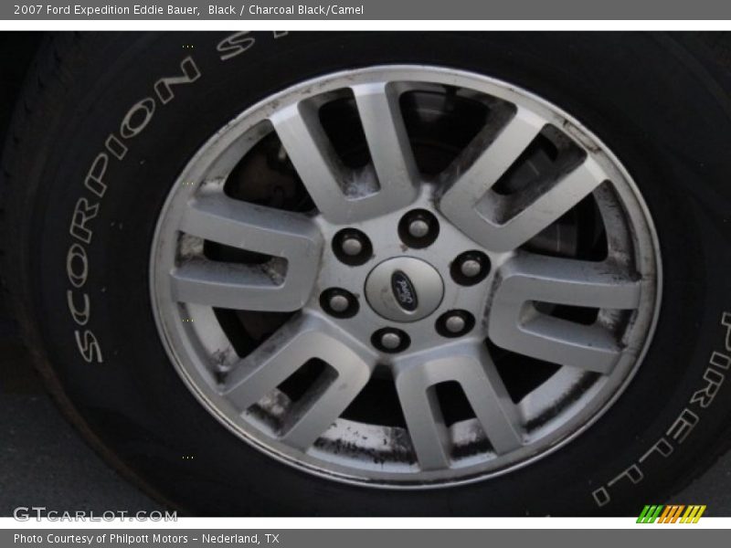 Black / Charcoal Black/Camel 2007 Ford Expedition Eddie Bauer