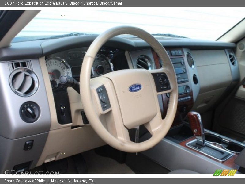 Black / Charcoal Black/Camel 2007 Ford Expedition Eddie Bauer