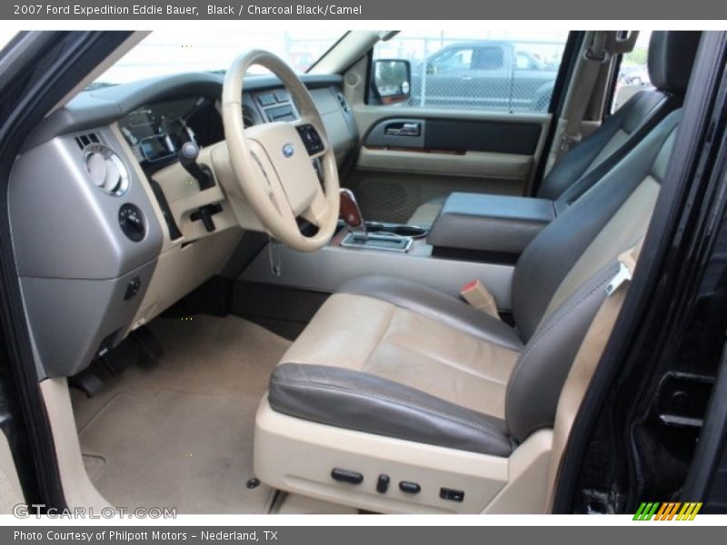 Black / Charcoal Black/Camel 2007 Ford Expedition Eddie Bauer