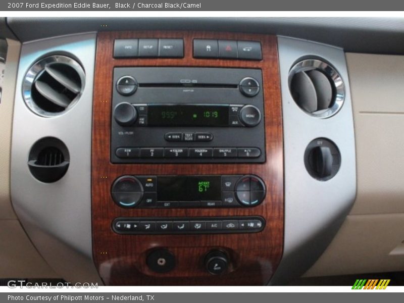 Black / Charcoal Black/Camel 2007 Ford Expedition Eddie Bauer