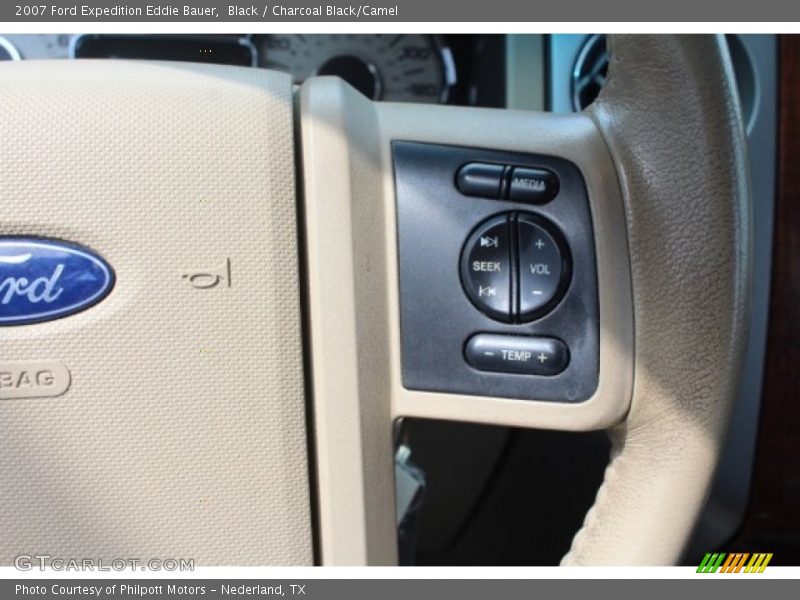 Black / Charcoal Black/Camel 2007 Ford Expedition Eddie Bauer