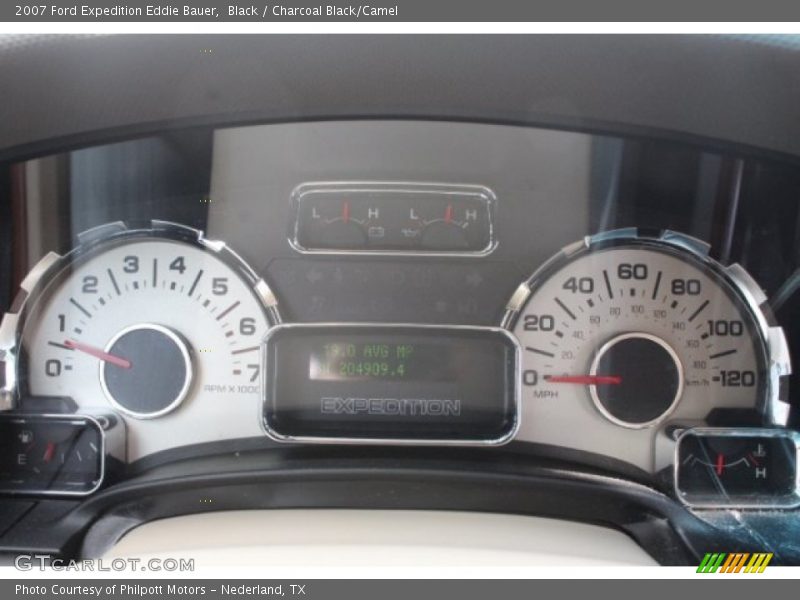 Black / Charcoal Black/Camel 2007 Ford Expedition Eddie Bauer