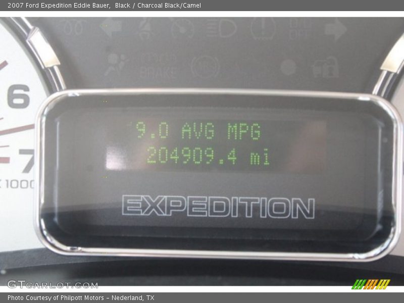 Black / Charcoal Black/Camel 2007 Ford Expedition Eddie Bauer