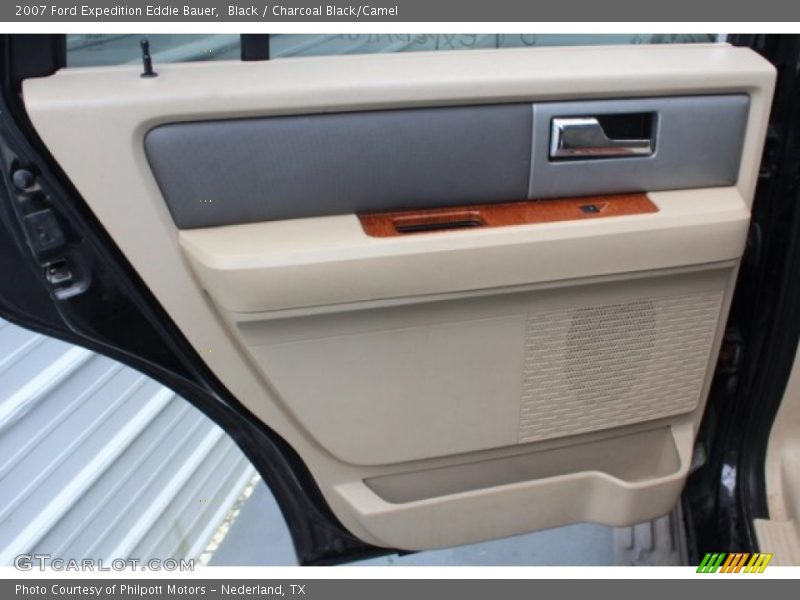 Black / Charcoal Black/Camel 2007 Ford Expedition Eddie Bauer