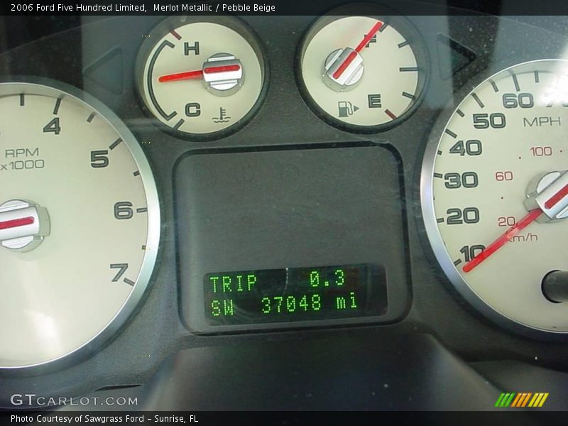 Merlot Metallic / Pebble Beige 2006 Ford Five Hundred Limited