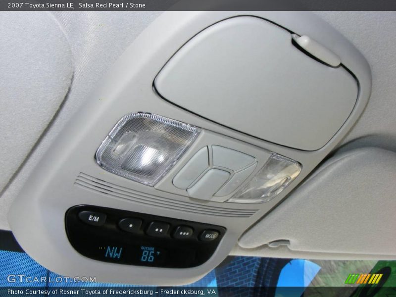 Salsa Red Pearl / Stone 2007 Toyota Sienna LE