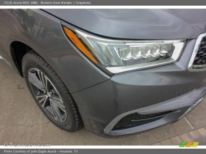Modern Steel Metallic / Graystone 2018 Acura MDX AWD
