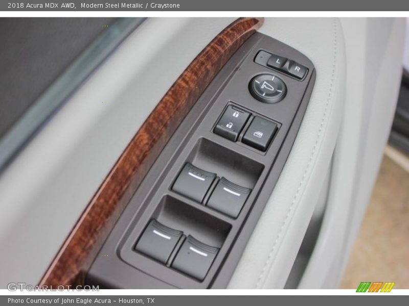 Modern Steel Metallic / Graystone 2018 Acura MDX AWD