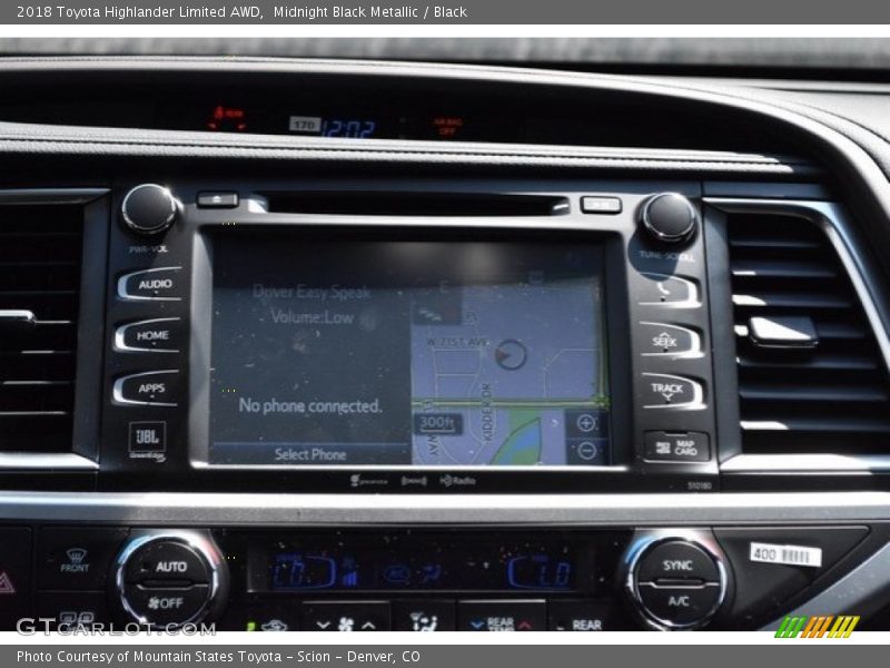 Midnight Black Metallic / Black 2018 Toyota Highlander Limited AWD