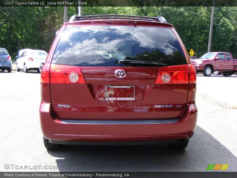 Salsa Red Pearl / Stone 2007 Toyota Sienna LE