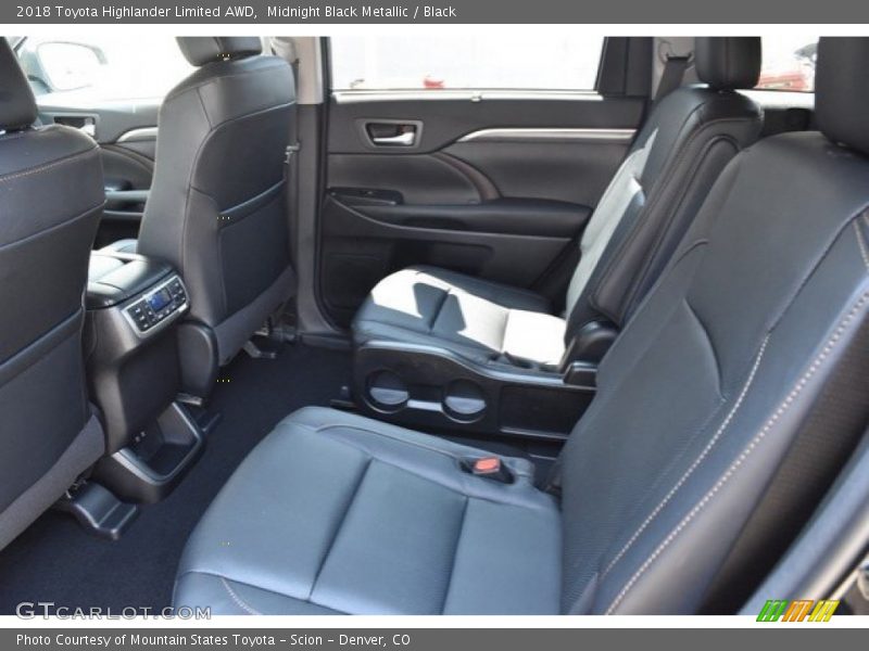 Midnight Black Metallic / Black 2018 Toyota Highlander Limited AWD