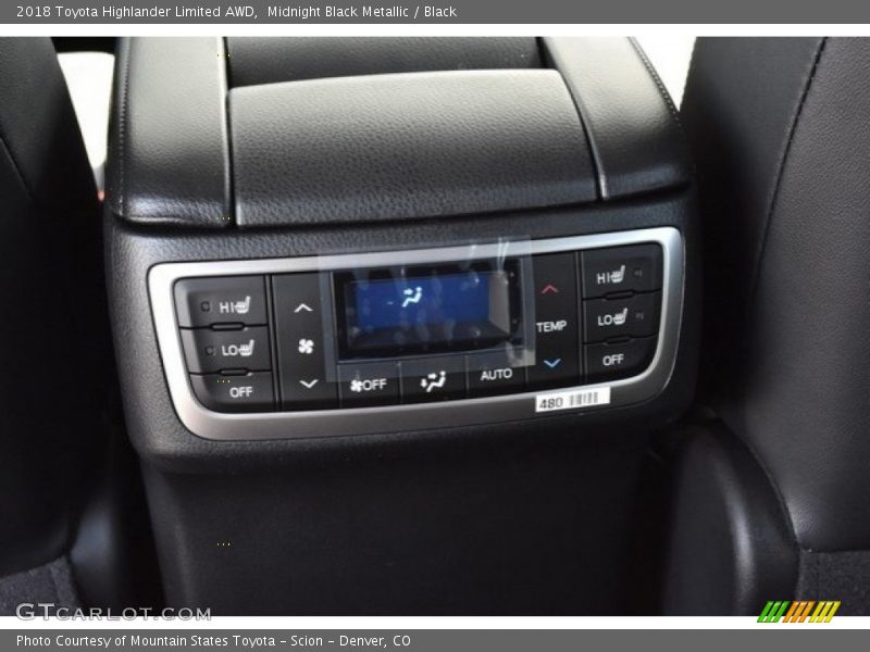 Midnight Black Metallic / Black 2018 Toyota Highlander Limited AWD