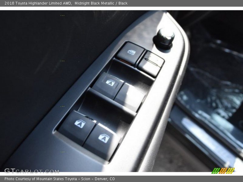 Midnight Black Metallic / Black 2018 Toyota Highlander Limited AWD
