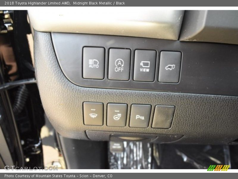 Midnight Black Metallic / Black 2018 Toyota Highlander Limited AWD
