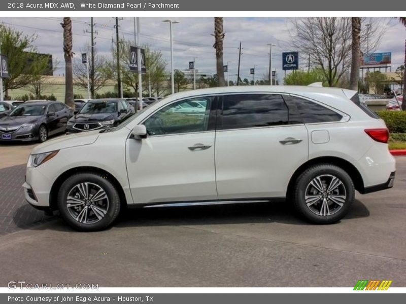 White Diamond Pearl / Parchment 2018 Acura MDX AWD