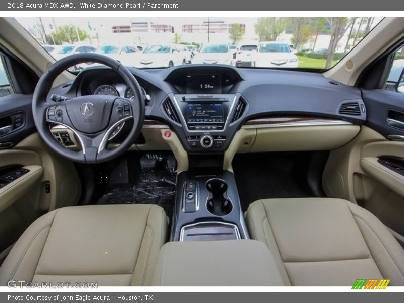 White Diamond Pearl / Parchment 2018 Acura MDX AWD