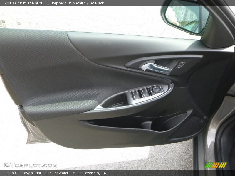 Pepperdust Metallic / Jet Black 2018 Chevrolet Malibu LT
