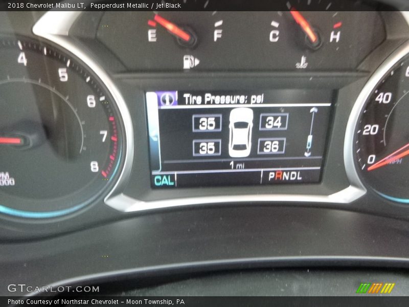 Pepperdust Metallic / Jet Black 2018 Chevrolet Malibu LT
