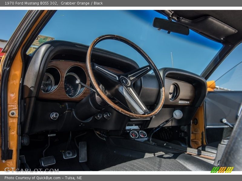 Dashboard of 1970 Mustang BOSS 302
