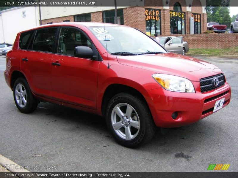 Barcelona Red Pearl / Ash 2008 Toyota RAV4 4WD
