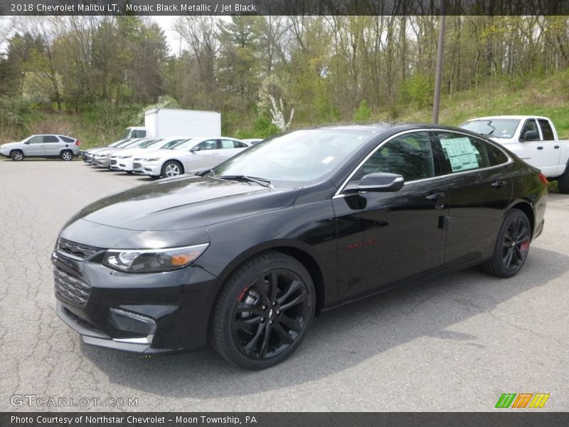 Mosaic Black Metallic / Jet Black 2018 Chevrolet Malibu LT