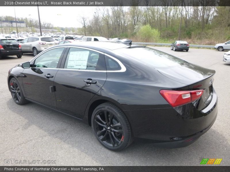 Mosaic Black Metallic / Jet Black 2018 Chevrolet Malibu LT