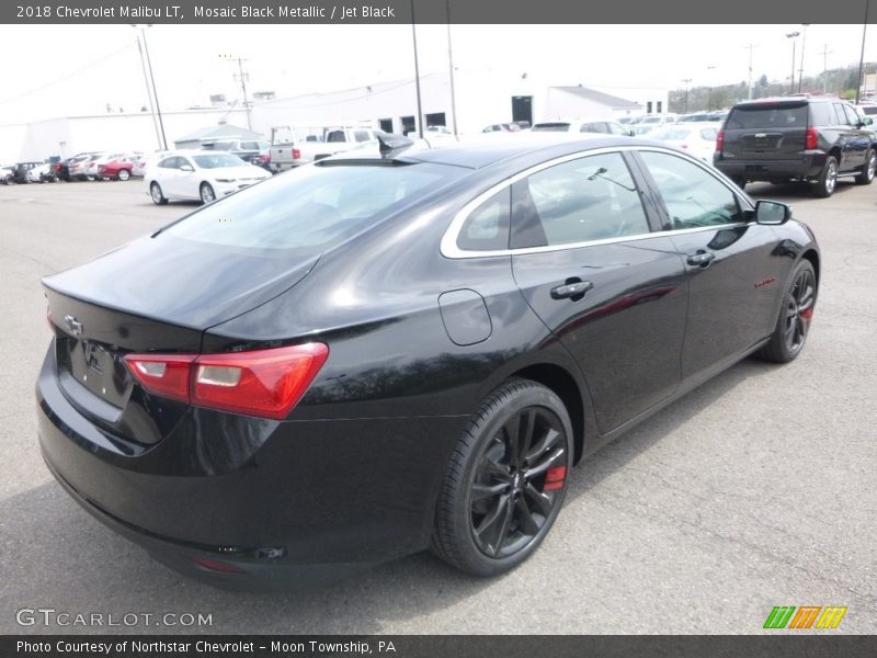 Mosaic Black Metallic / Jet Black 2018 Chevrolet Malibu LT