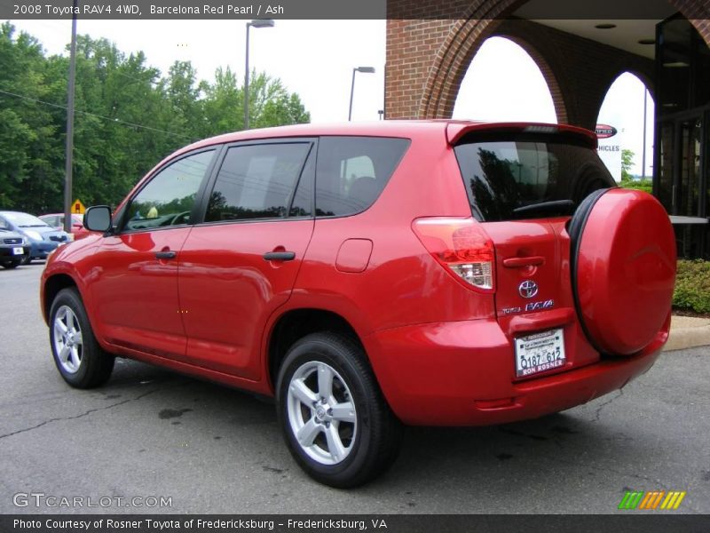 Barcelona Red Pearl / Ash 2008 Toyota RAV4 4WD