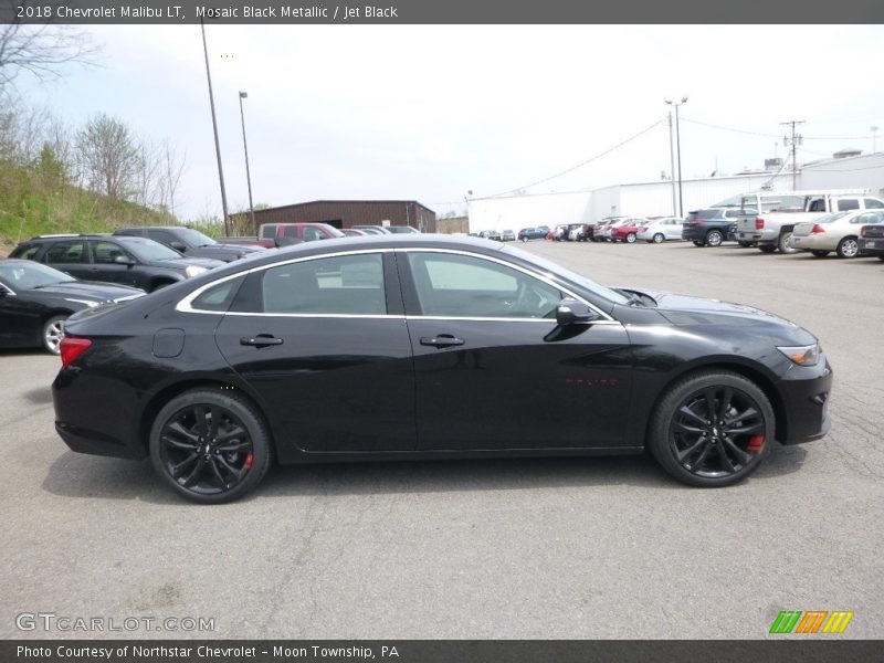 Mosaic Black Metallic / Jet Black 2018 Chevrolet Malibu LT