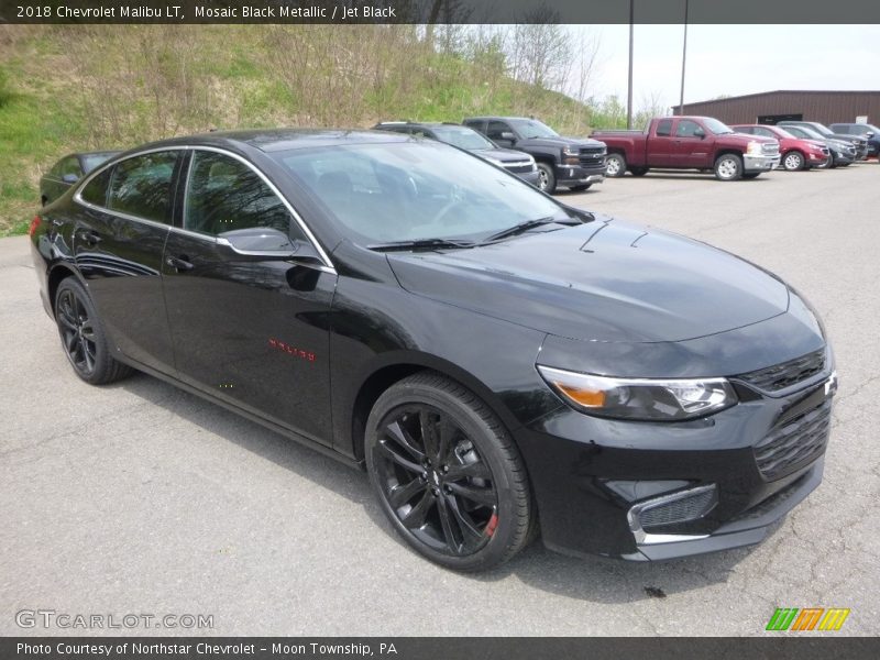 Mosaic Black Metallic / Jet Black 2018 Chevrolet Malibu LT