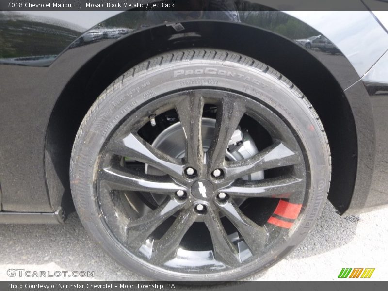 Mosaic Black Metallic / Jet Black 2018 Chevrolet Malibu LT