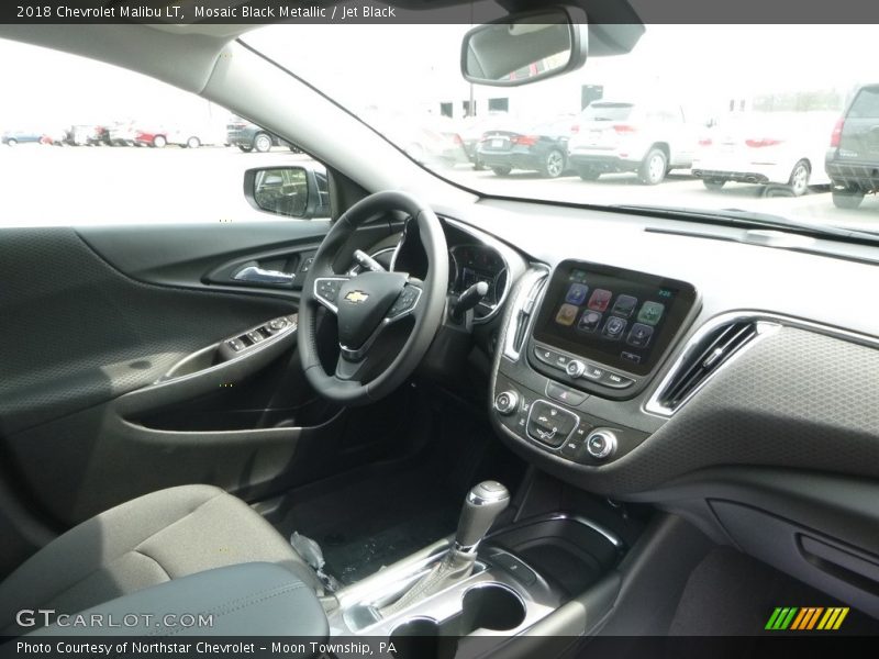Mosaic Black Metallic / Jet Black 2018 Chevrolet Malibu LT
