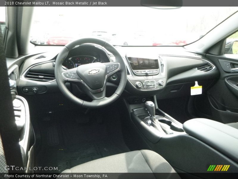 Mosaic Black Metallic / Jet Black 2018 Chevrolet Malibu LT