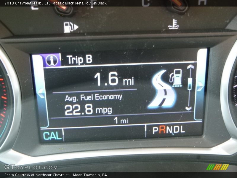 Mosaic Black Metallic / Jet Black 2018 Chevrolet Malibu LT
