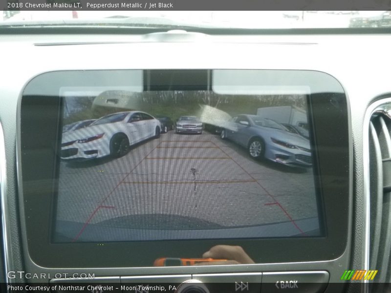 Pepperdust Metallic / Jet Black 2018 Chevrolet Malibu LT