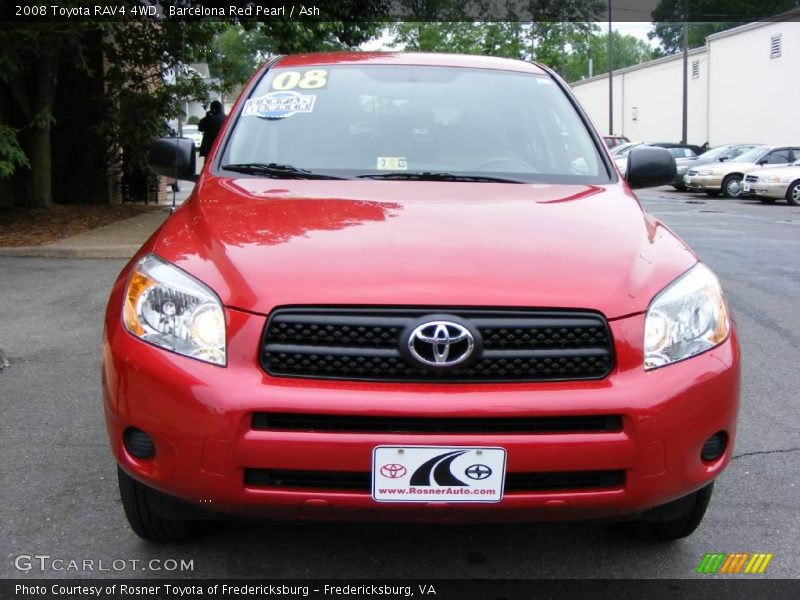 Barcelona Red Pearl / Ash 2008 Toyota RAV4 4WD