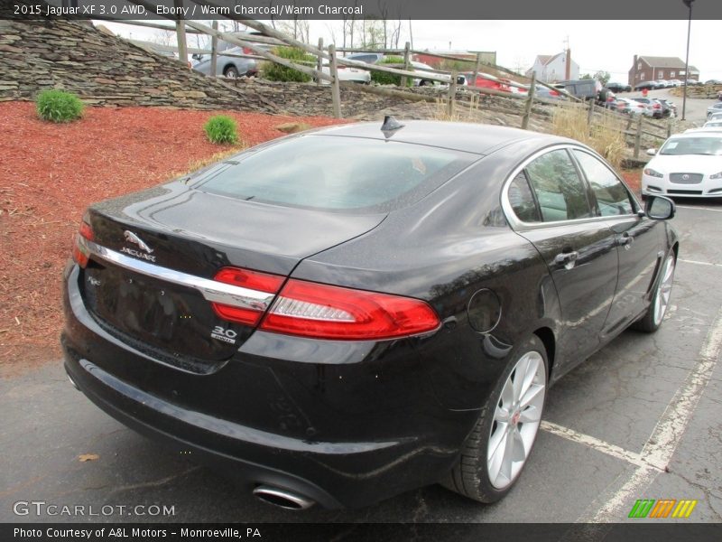 Ebony / Warm Charcoal/Warm Charcoal 2015 Jaguar XF 3.0 AWD