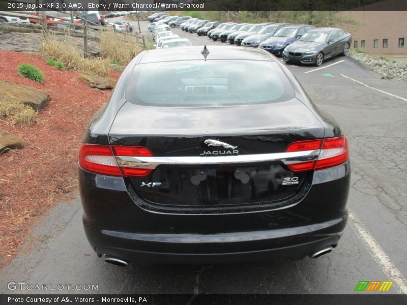 Ebony / Warm Charcoal/Warm Charcoal 2015 Jaguar XF 3.0 AWD